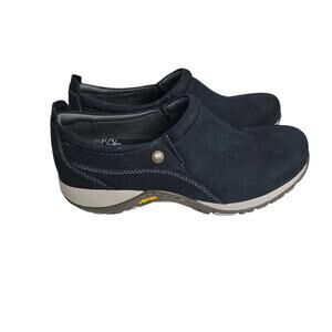 Dansko Women's Patti Navy Milled Nubuck Leather Slip On Shoe Size 39 /4353752005